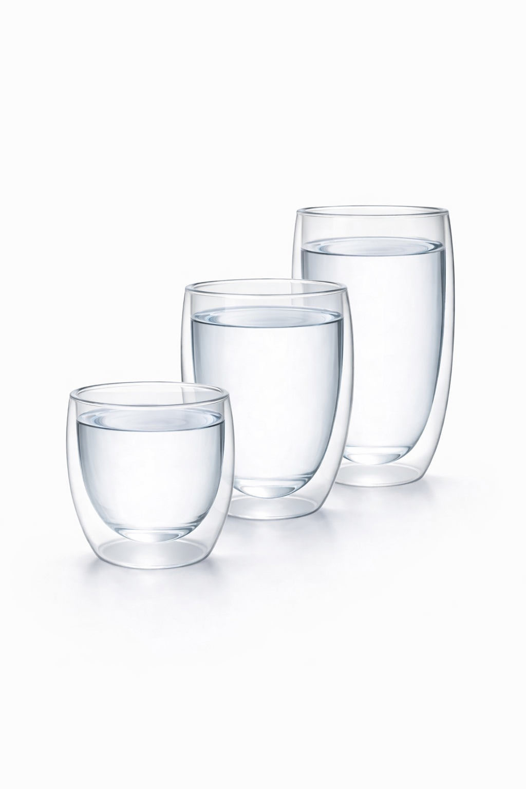 Alova™ – Lot de 2 Verres Double Paroi Résistants à la Chaleur (250–450 ml)